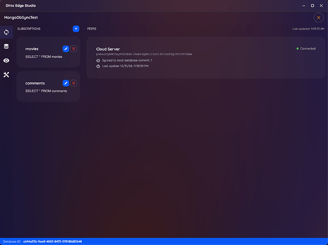 SukiUI Side Menu 적용 화면